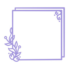 Floral Frame Element