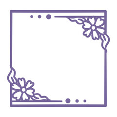 Floral Frame Element
