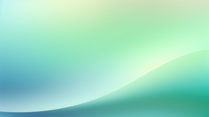 Abstract Background with Blue and Green Circles, Lines, and Waves without People, Generative AI