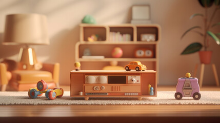 Embrace simplicity and nostalgia with this calming and inviting background . Generative IA