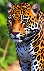 Fototapeta premium jaguar in the forest