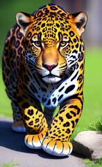 Obraz premium jaguar in the forest