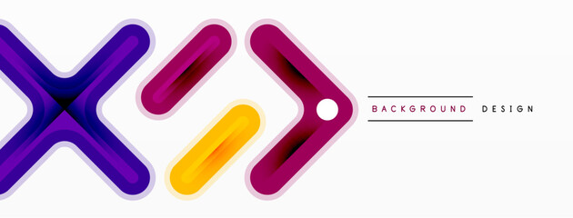 Minimal geometric background cross line. Design for wallpaper, banner, background, landing page, wall art, invitation, prints, posters