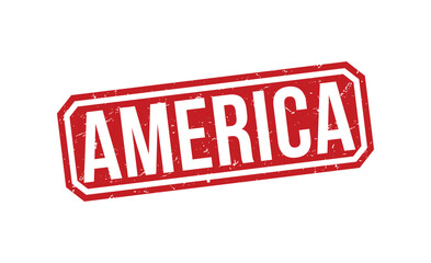 America stamp grunge rubber stamp on white background. America stamp sign. America stamp.