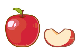 リンゴのイラスト