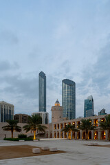 Obraz premium Qasr Al Hosn fort in center of Abu Dhabi (UAE) the old palace of the ruling family.