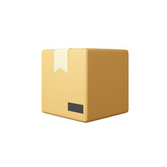 LOGISTIC BOX 3D RENDER ISOLATED IMAGES