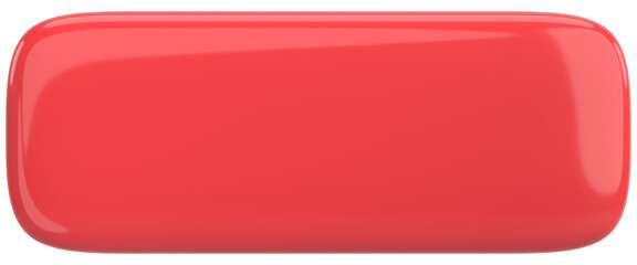 3D button. Empty button. 3D illustration.