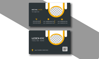 modern business card template and vector, template design.