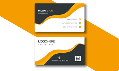 modern business card design template and dubble side business card.