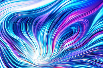 Obraz premium swirl, spiral, fractal, design, illustration, art, color, texture, water, colorful, pattern, wallpaper, backdrop, paint, vortex, heart, light, blue, motion, curve, whirl, circle, blur, rainbow, decora