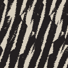 Neutral Colour Abstract Zebra textured Seamless Pattern