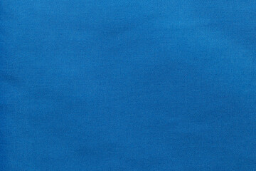 Blue color fabric cloth polyester texture and textile background.