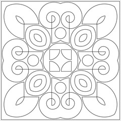 Geometric Coloring Page M_2204091