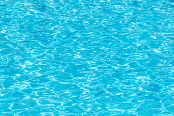 blue water background swimming pool