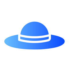 pamela hat gradient icon
