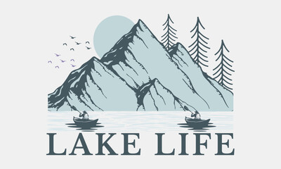 Summer Lake Sublimation Design Bundle