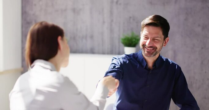 Young Businesswoman At The Hiring Interview