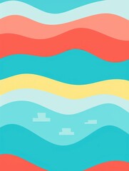 Fototapeta premium Modern abstract minimal poster, social media banner. Background minimalism art design. cover for cards, flyers, advertising brochures. generative ai