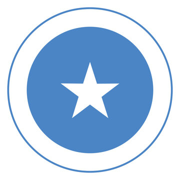 recommend clip art: Flag of Somalia. Somalian flag in design shape