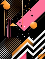 Modern abstract minimal poster, social media banner. Background minimalism art design. cover for cards, flyers, advertising brochures. generative ai
