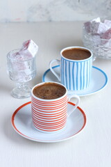 Turkish coffee and Turkish delight