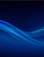 Abstract blue background features a gradient wave of mesmerizing blue colors, with blurry lights overlaying a dark noise texture, creating a captivating and dynamic visual experience, generative ai
