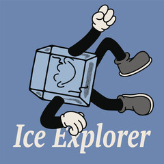 Ice Explorer With Ice Groovy Character
