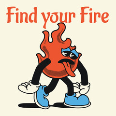 Find your Fire With Fire Groovy Character