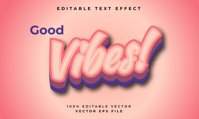 editable style text effect vector template