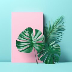 Modern abstract minimal poster, social media banner. Background minimalism art design. cover for cards, flyers, advertising brochures. generative ai