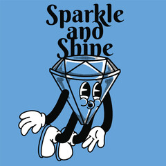 Sparkle and Shine With Diamond Groovy Character