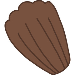 chocolate dessert hand draw