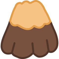 chocolate dessert hand draw