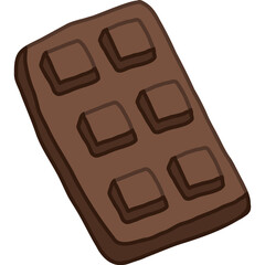 chocolate bar hand draw