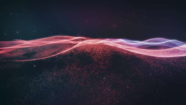 Abstract Neural Network Waveform Background