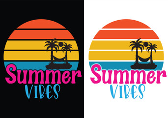 Summer Day T Shirt Design