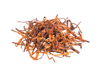 dried day lily flower on transparent png