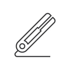 Hair Iron Icon - Hair Straightener Icon