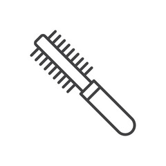 Round Hair Brush Icon