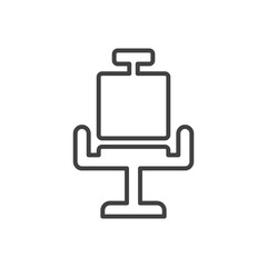 Obraz premium Salon Chair Icon
