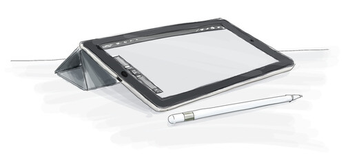 Digital tablet and pen