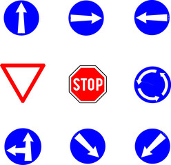 Vector illustration sketch of road sign symbol for hospital and building