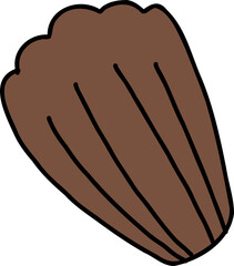 chocolate dessert hand draw