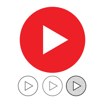 button video player icon