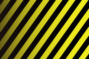 Dark yellow and black attention stripes background. Vector.