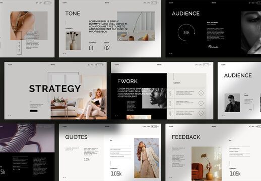 Brand Strategy Presentation Layout