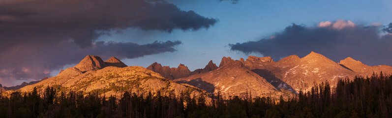 Fototapeta premium Rain in mountains