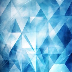 Obraz premium Background abstract blue and white triangle