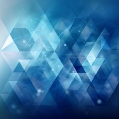 Obraz premium Background abstract blue and white triangle